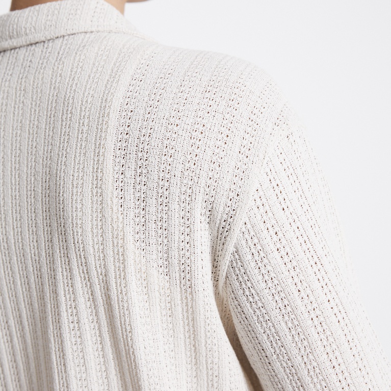 Kurzarmhemd "Smith knitted Structure"